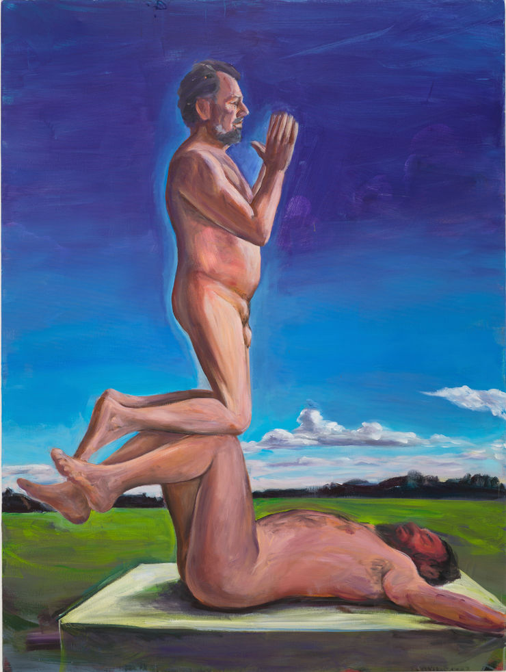 Jaan Toomik, Praying for a friend, 2023