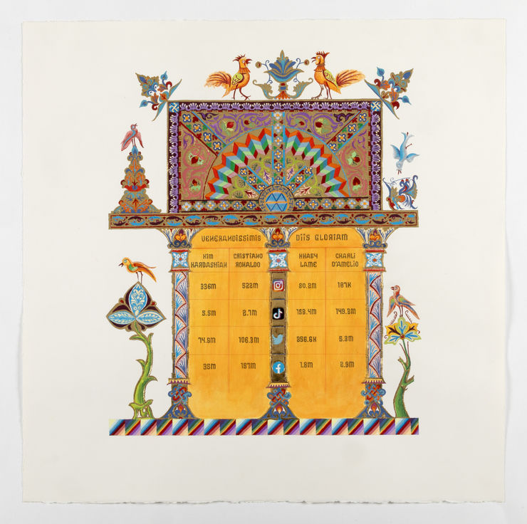 Ken Aptekar, Venerandissimus Diis Gloriam (Influencers), 2023