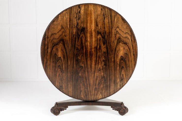19th Century Scottish Regency Rosewood Centre Table