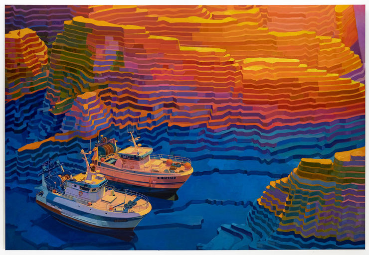 Matthieu Pommier aka Matth Velvet, Paysage évaporé, 2023