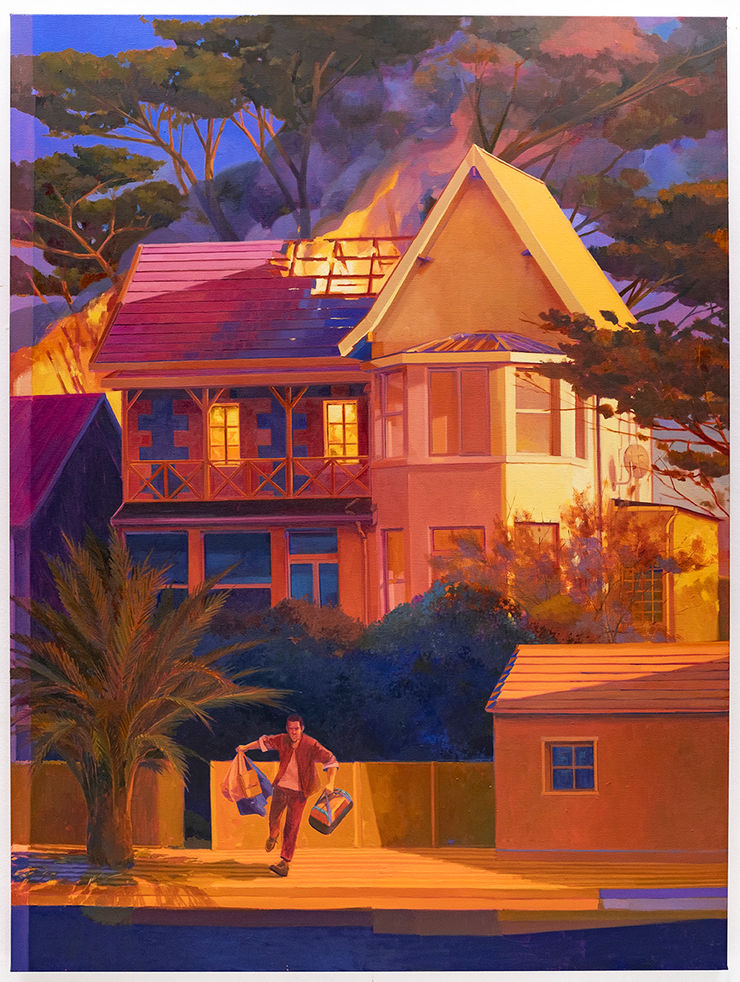 Matthieu Pommier aka Matth Velvet, La maison dans les pins, 2023