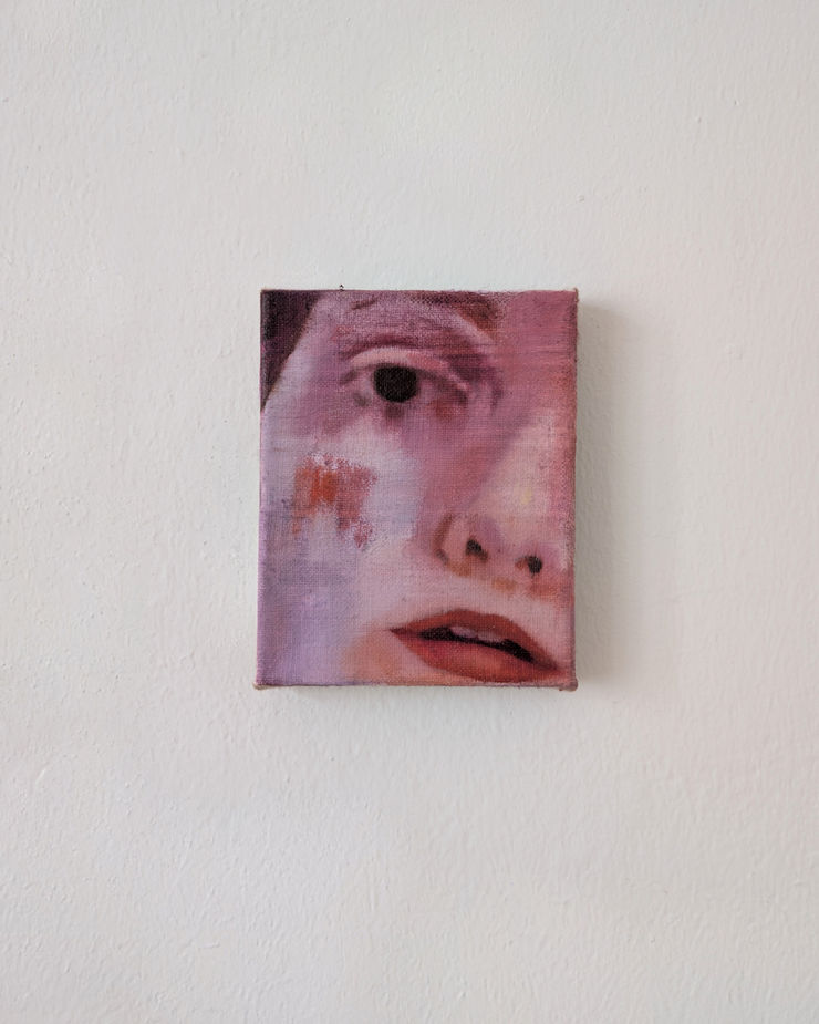 Magdalena Herzog Untitled (washed out), 2026 oil on canvas 18 x 14 cm 7 1/8 x 5 1/2 in