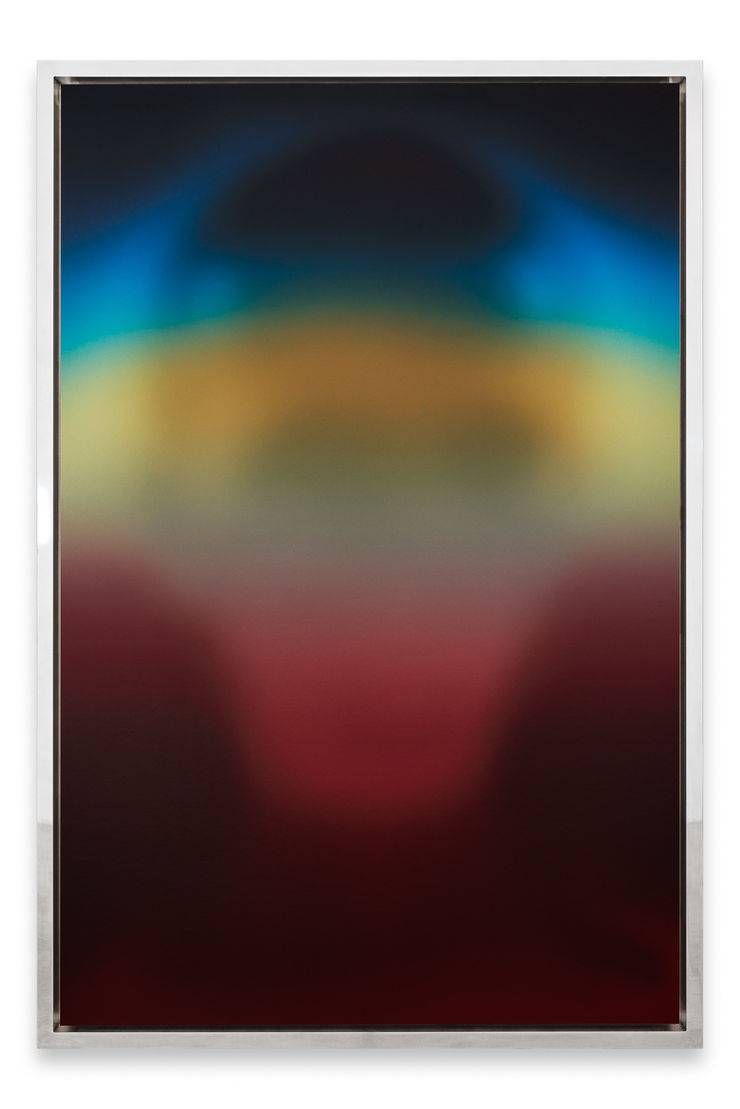 Francisco Tavoni Blindfolded From The Truth , 2024 Unique Ditone Print on Baryta Rag Waxed With Aluminum Artist Made Frame 119 x 176 cm 46 7/8 x 69 1/4 in