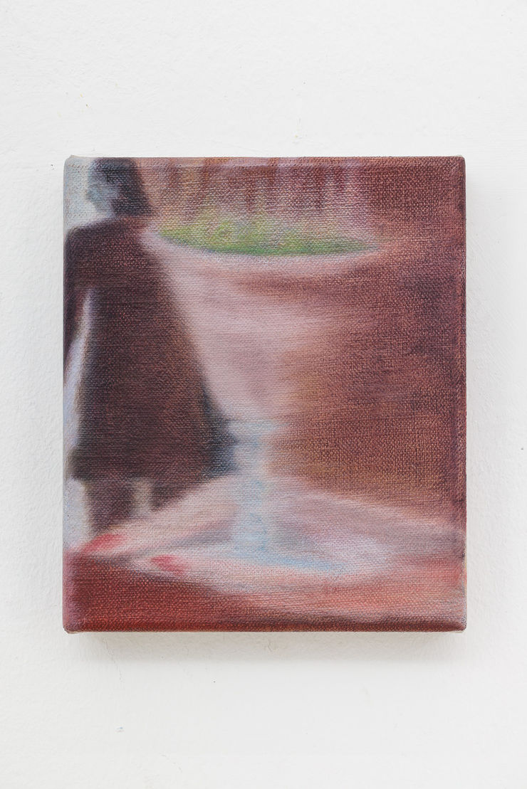 Lisa Braid in this together (No.1), 2025 oil on canvas 21 x 18 x 4 cm 8 1/4 x 7 1/8 x 1 5/8 in
