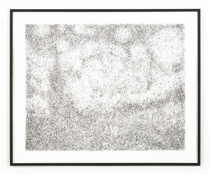 Maximilian Prüfer De Sterrennacht, 2019 Fly-Behavior Hadern-Paper 86 x 105.5 cm 33 7/8 x 41 1/2 in