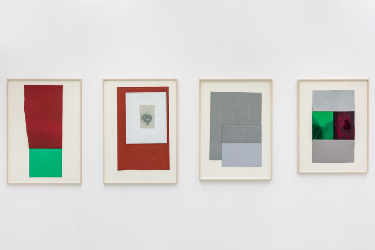 Installation view VIII, Mrs Black and Mr White they have never seen a shade of pink and grey