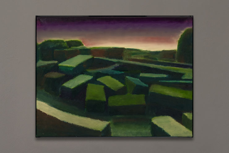 Marc Henry Lost? Draw a Map, Then Paint the Picture, 2023 Oil on Canvas 50 x 65 cm 19 3/4 x 25 5/8 in