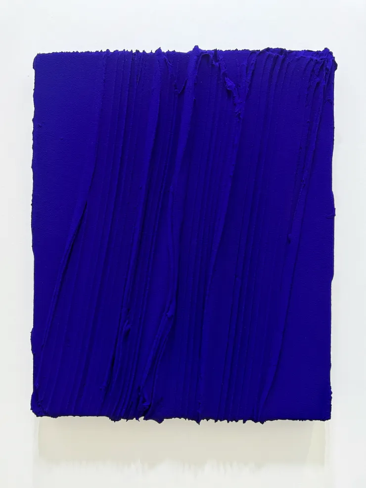 Jason Martin, Untitled (Phthalo blue), 2025