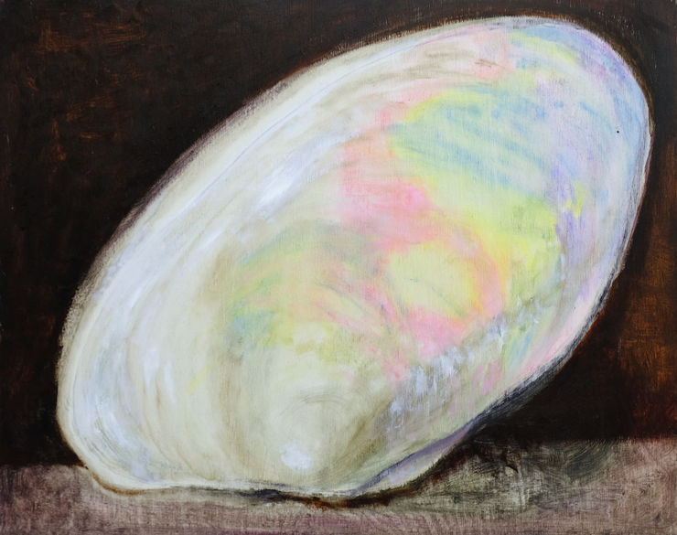 Julia Adelgren, Iridescent White, 2021