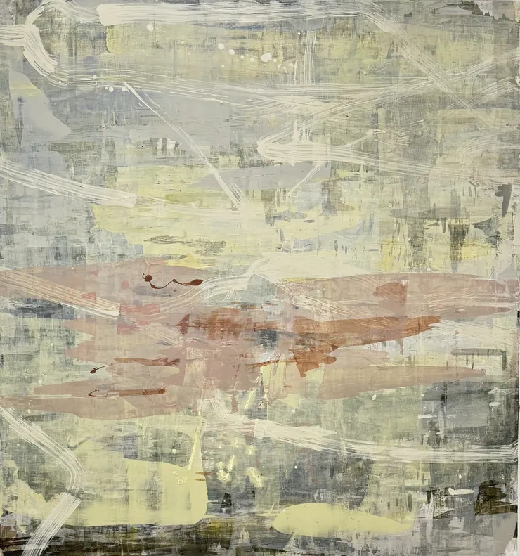 Deborah Dancy Fusion, 2025 acrylic on canvas 62 x 58 inches