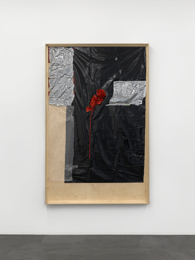 Sitara Abuzar Ghaznawi Episode 2 (spiritual growth), 2021 Mixed media on wood 170 x 100 cm 66 7/8 x 39 3/8 in