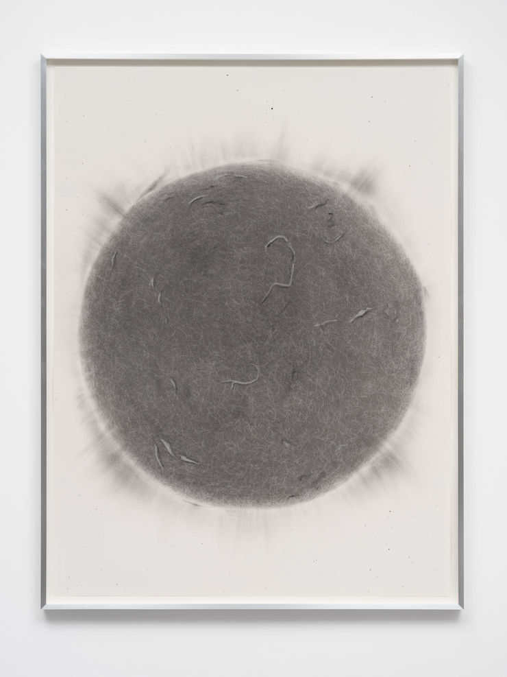 Juan Antonio Olivares untitled (sun scan), 2021 Graphite on paper 122 x 91 cm 48 1/8 x 35 7/8 in