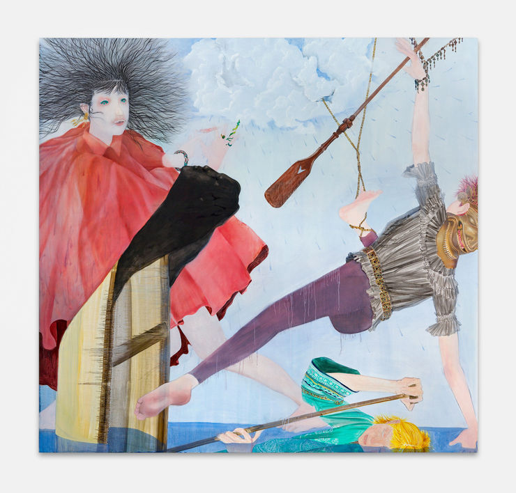 Ding Shilun In Search of Apollo, 2022 Oil on canvas 180 x 190 cm 70 7/8 x 74 3/4 in