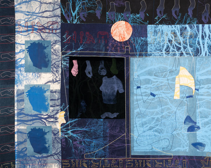 Zohra Opoku, ‘Hail to you great god, lord of the Two Truths. I have arrived before you, my lord. One brings me to you so that I may see your beauty. I know you. I know your name. I know the names of the forty-two gods who exist with you, in this broad Hall of the Two , 2022