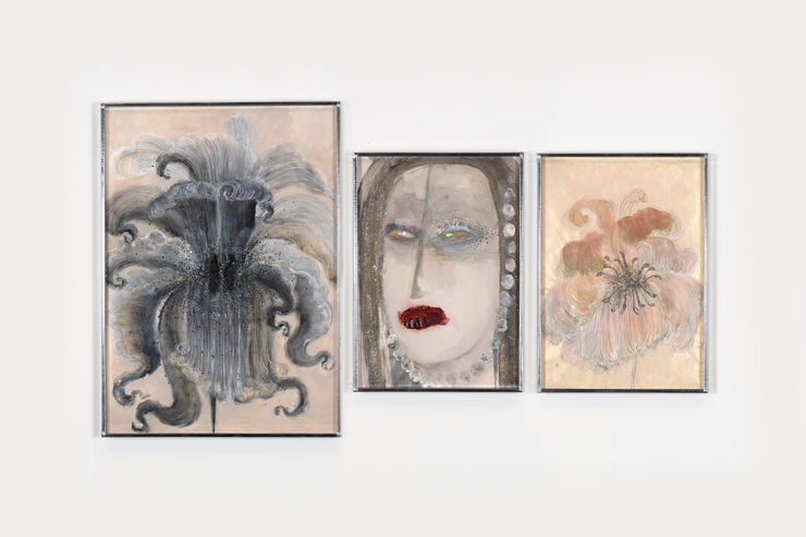 Camille Fischer, Poudres lourdes & Stained eyes (2), 2022-2024