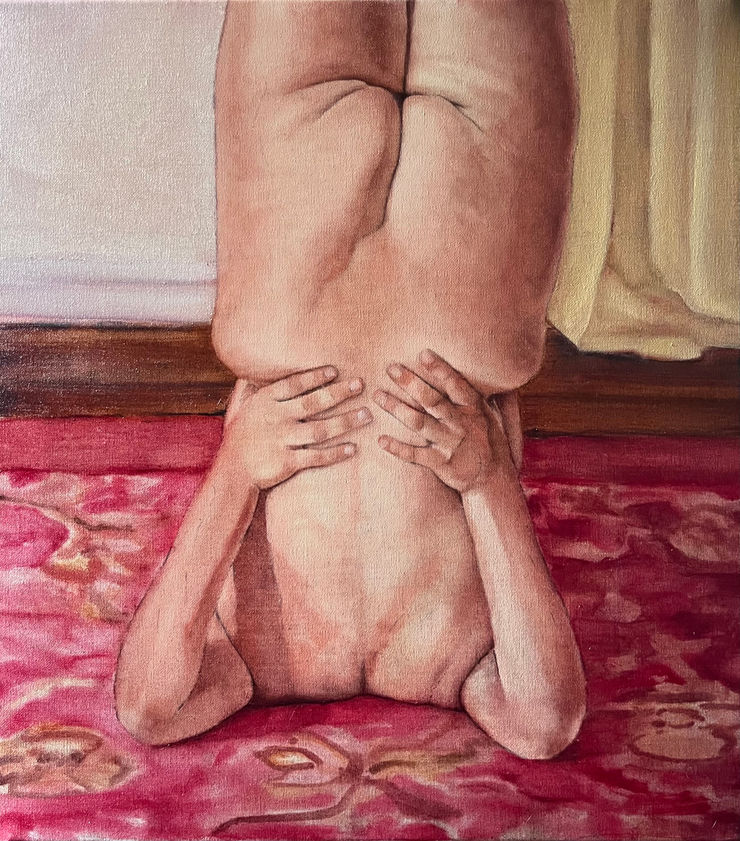 Grace Cram, Butt Naked Shoulder Stand, 2025