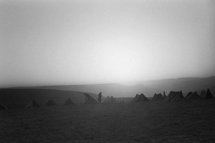 Micha Bar-Am, Bivouac, Negev Desert, 1959