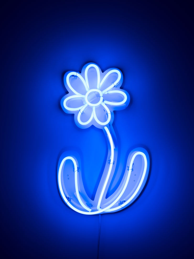 Michael De Feo, Flower (Cobalt Blue), 2015