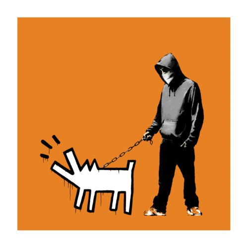 Banksy, Choose Your Weapon (Orange), 2010