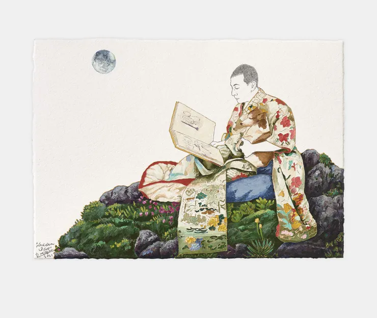 Raqib Shaw, Lockdown Bliss, 2021