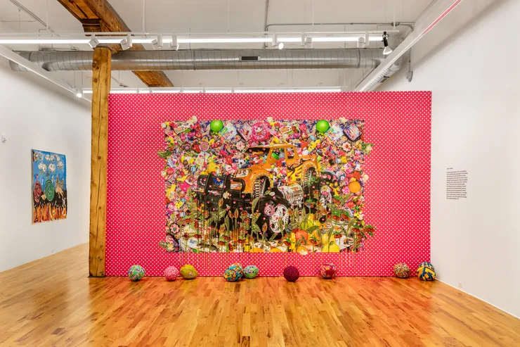 Ebony G. Patterson, ...they were filled with hope, desire, and beauty… (...when they grow up...), 2016