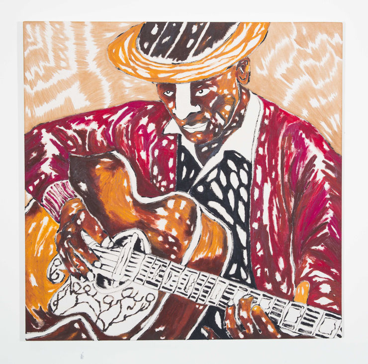 Chase Hall, In Red Playing Blues, 2020