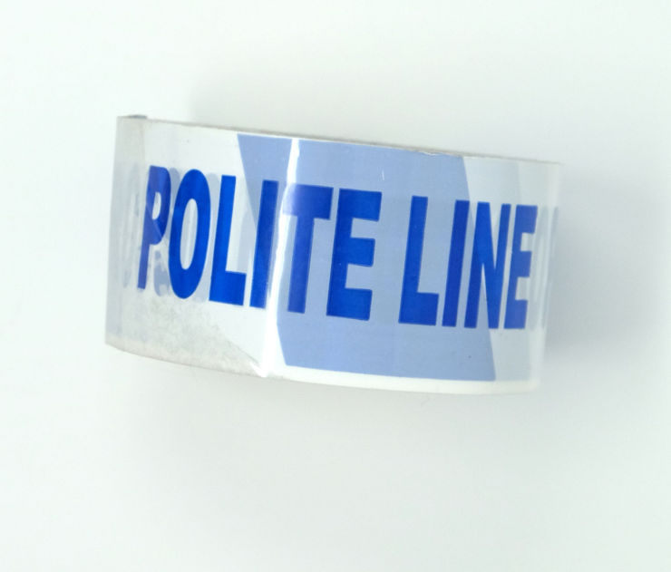 Banksy, Polite Line Tape, 2003