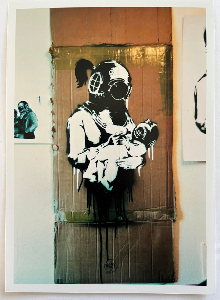 Banksy, "Mother Child" for Think Tank, 2003