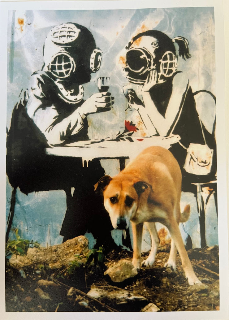 Banksy, Original photo from Think Tank, 2002