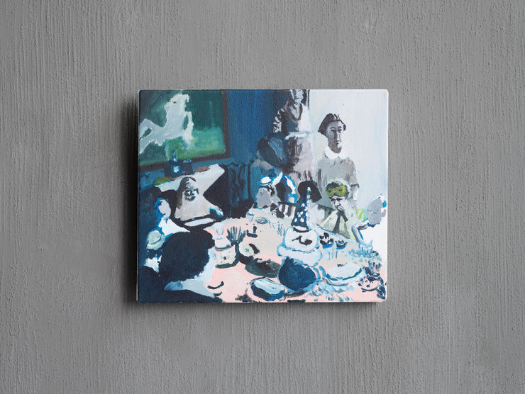 Norman Hyams, The Party (pink table), 2020