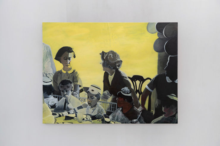 Norman Hyams, Party (Big black chair), 2022