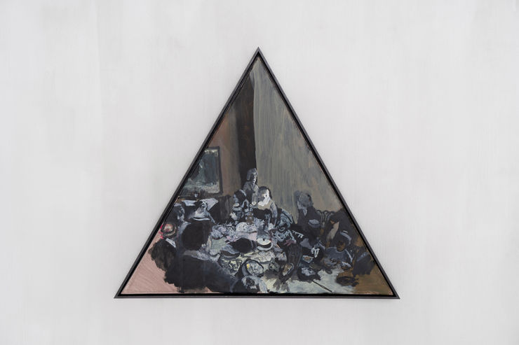 Norman Hyams, Party (Triangle, white nanny), 2022