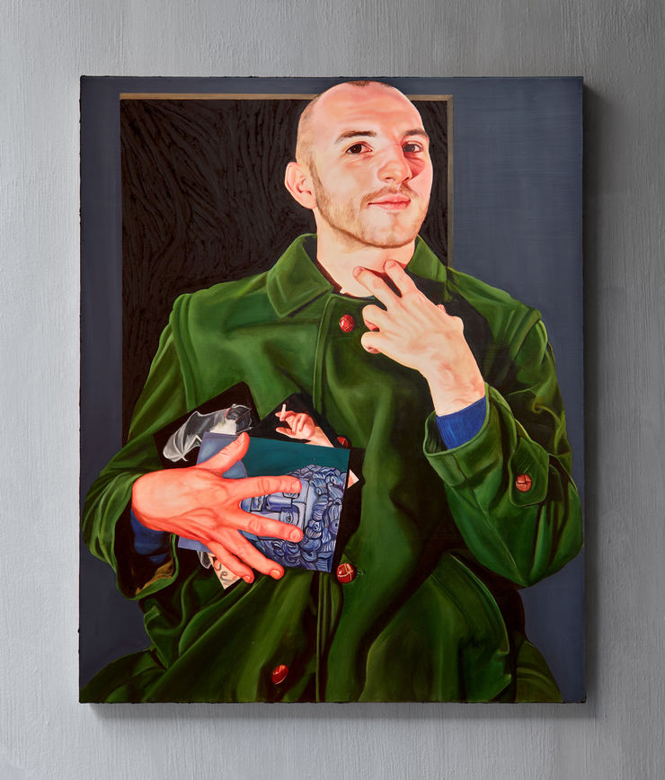 Chloë Saï Breil-Dupont, La Main Rouge, Portrait d'Alberto, 2021