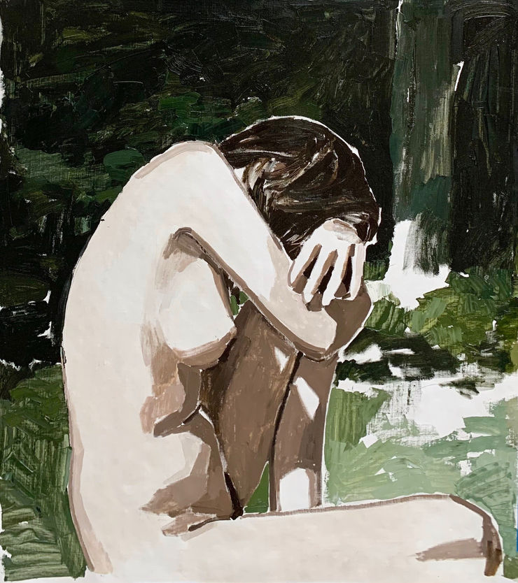 Clara Adolphs, Garden Nude, 2022