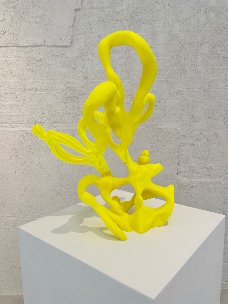 Siobhan Ryan Toxic Force, 2024 FDM Chrome Thermoplastic 50w x 35h x 50d