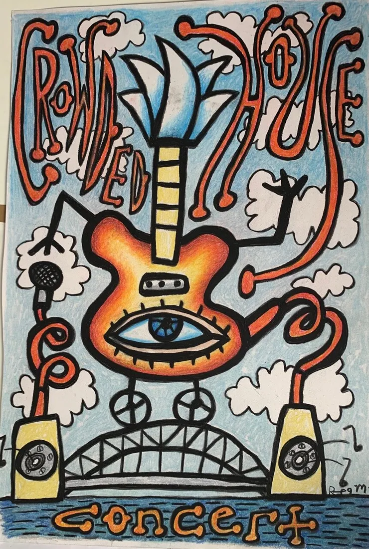 Reg Mombassa, Crowded House Concert