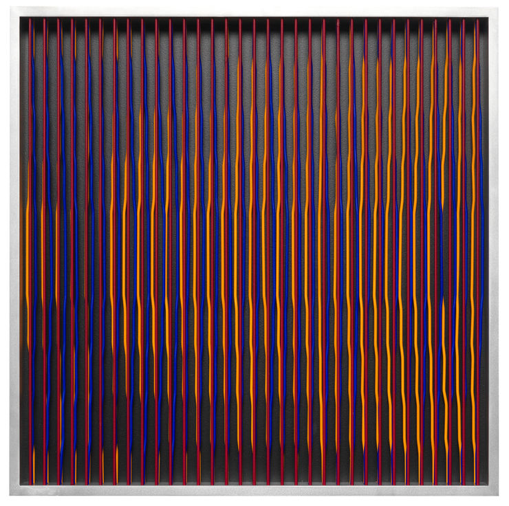 Drez Nightshift, 2024 Acrylic, aluminium, steel 70 x 70 x 8 cm