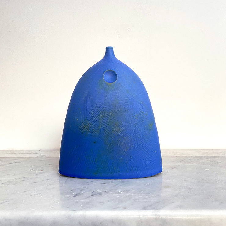 Moon Vase Cobalt