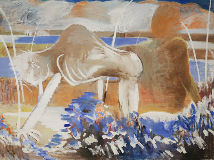 Tang Dixin Blowing White, 2016 Oil on canvas 150 x 200 cm