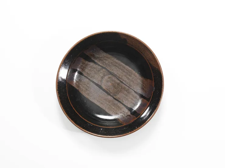 Gwyn Hanssen Pigott, Slab Dish with Combed Design, 1970