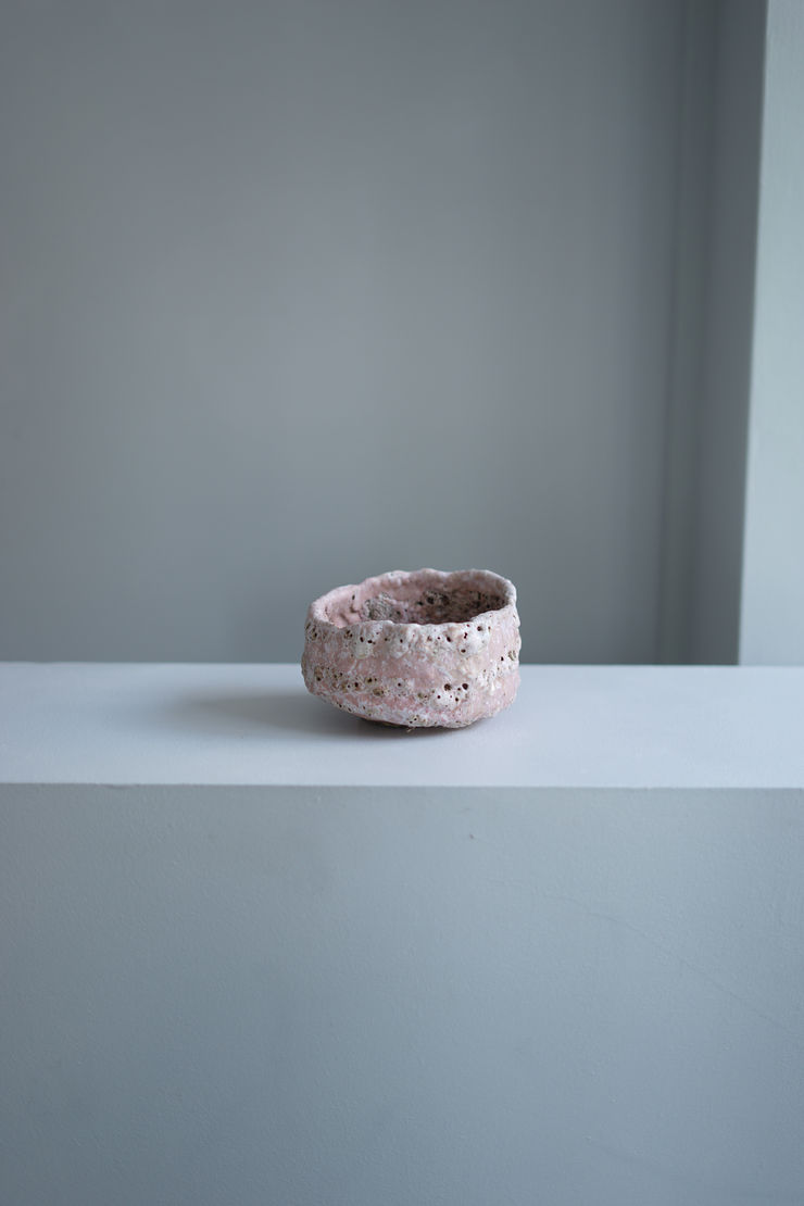 Ewen Henderson, Volcanic Pink Teabowl, c. 1990s