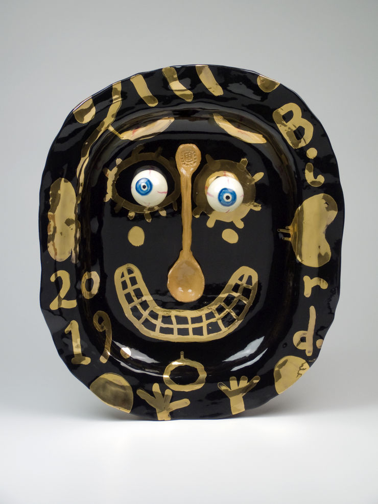 Stephen Bird, Gold Faced Plate