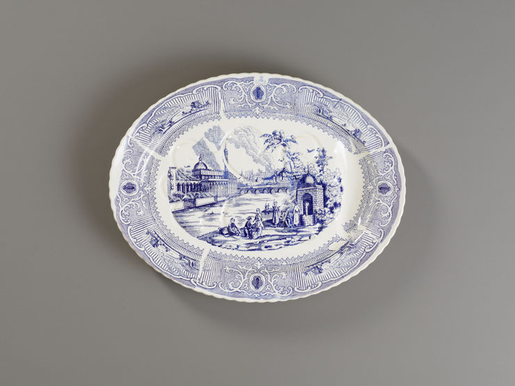 Paul Scott, Scott's Cumbrian Blue(s). Bombs over Baghdad no.4.