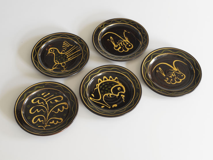 Clive Bowen, Large Slipware Plates