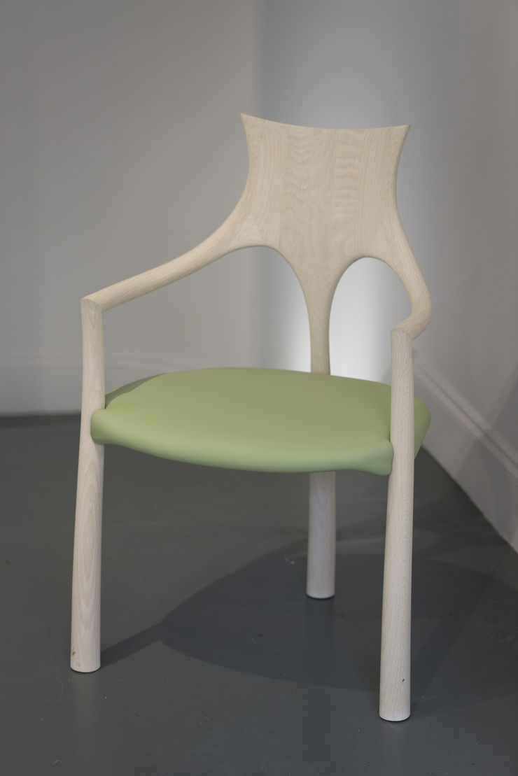 John Makepeace, Washed Oak Chair, 2018