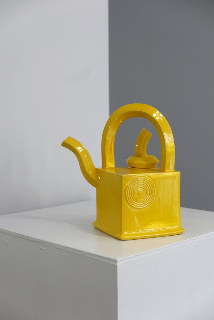 Walter Keeler, Square Yellow Teapot