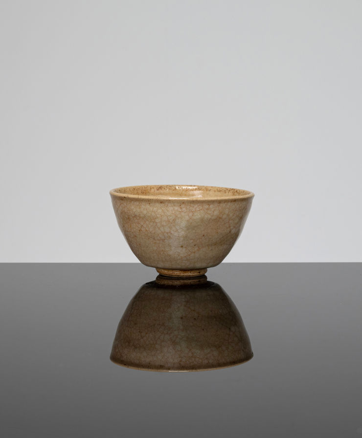 Katharine Pleydell-Bouverie, Footed Crackle Bowl, c. 1930s