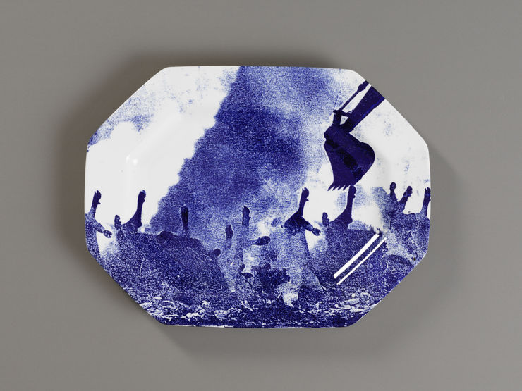 Paul Scott, Scott's Cumbrian Blue(s) Foot and Mouth no.5, after Macleod, Darwell and May. 03/08/01/13, 2013