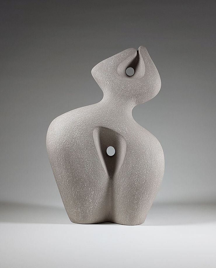 Rachel Peters, Grey Figure, 2025