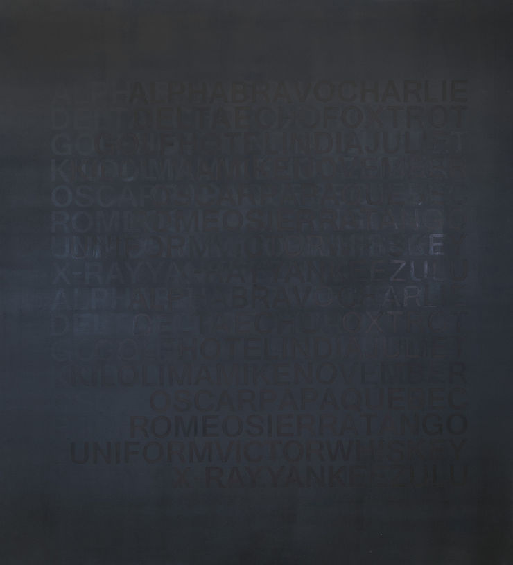 Paula Crown, ALPHABRAVO (night sky), 2017